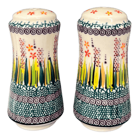 Polish Pottery Salt & Pepper Shakers (Morning Meadow) | GSP012-ULA Additional Image at PolishPotteryOutlet.com
