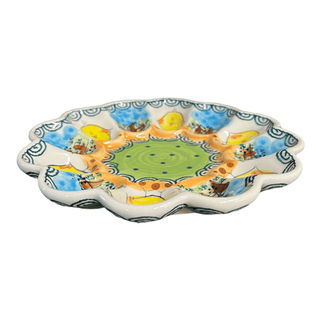 Plate, Round, Egg Plate, 9.5" in "Chicken Little" by Galia | GT12-GAK