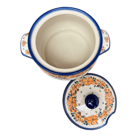 Polish Pottery 3.2 Quart Tureen (Orange Bouquet) | GWA01-UWP2 Additional Image at PolishPotteryOutlet.com