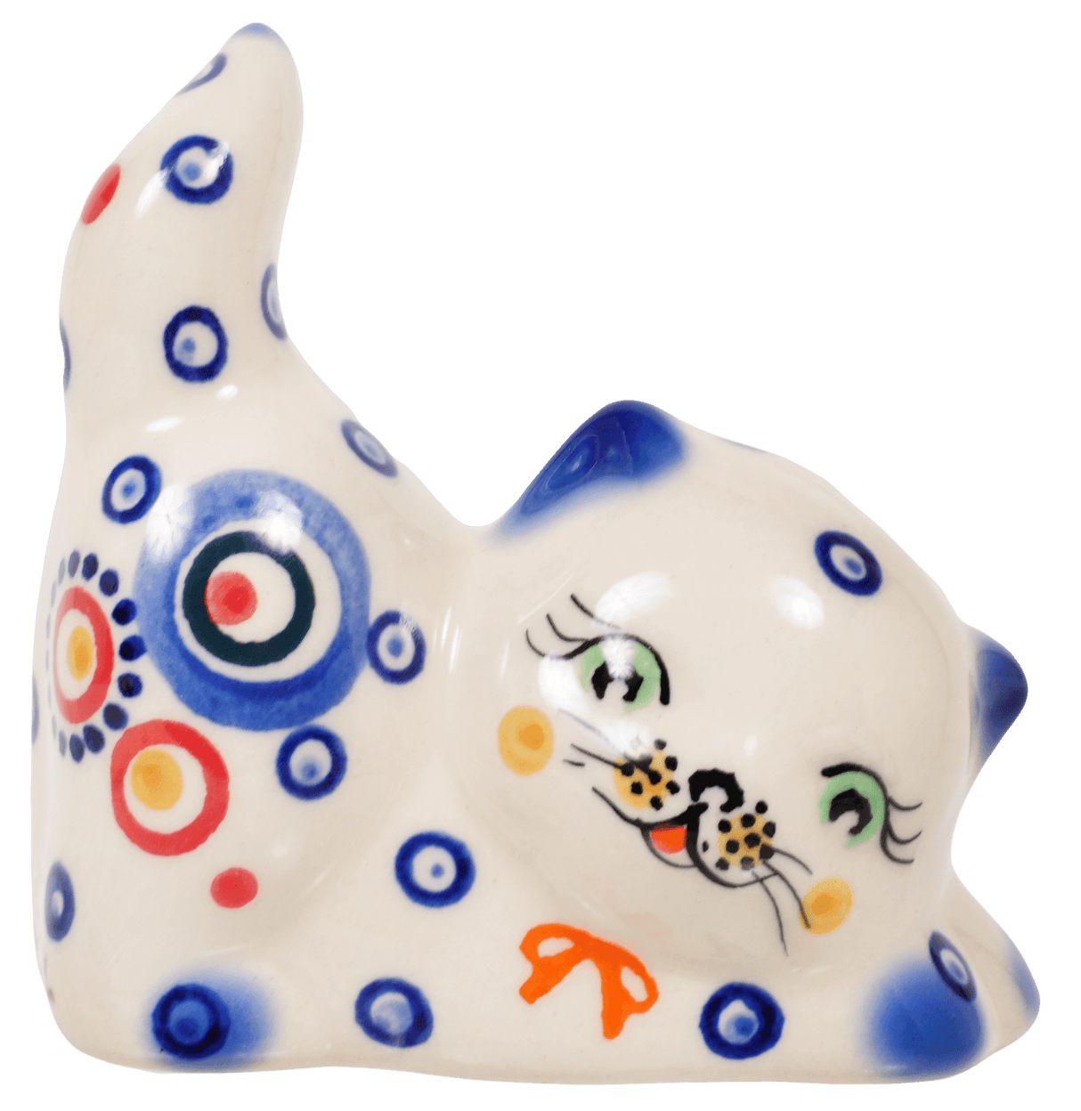 Figurine, Cat, 3.25" Small in "Bubbles Galore" by Galia | GZW07-PK1