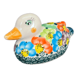 Figurine, Duck, 2" in "Rainbow Bouquet" by Galia | GZW17-AV3