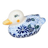 Figurine, Duck, 2" in "Dreamy Blue" by Galia | GZW17-PT