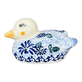 Figurine, Duck, 2" in "Dreamy Blue" by Galia | GZW17-PT