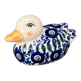 Figurine, Duck, 2" in "Peacock Vine" by Galia | GZW17-UPL