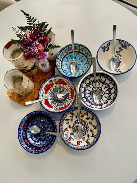 Bowl, Round, 6" in "Peacock" by Manufaktura | M089T-54
