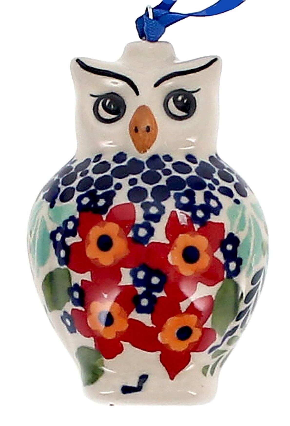 Ornament, Owl, 2" in "Brilliant Garden" by Manufaktura | K026S-DPLW