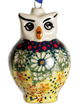 Ornament, Owl, 2" in "Sunshine Grotto" by Manufaktura | K026S-WK52