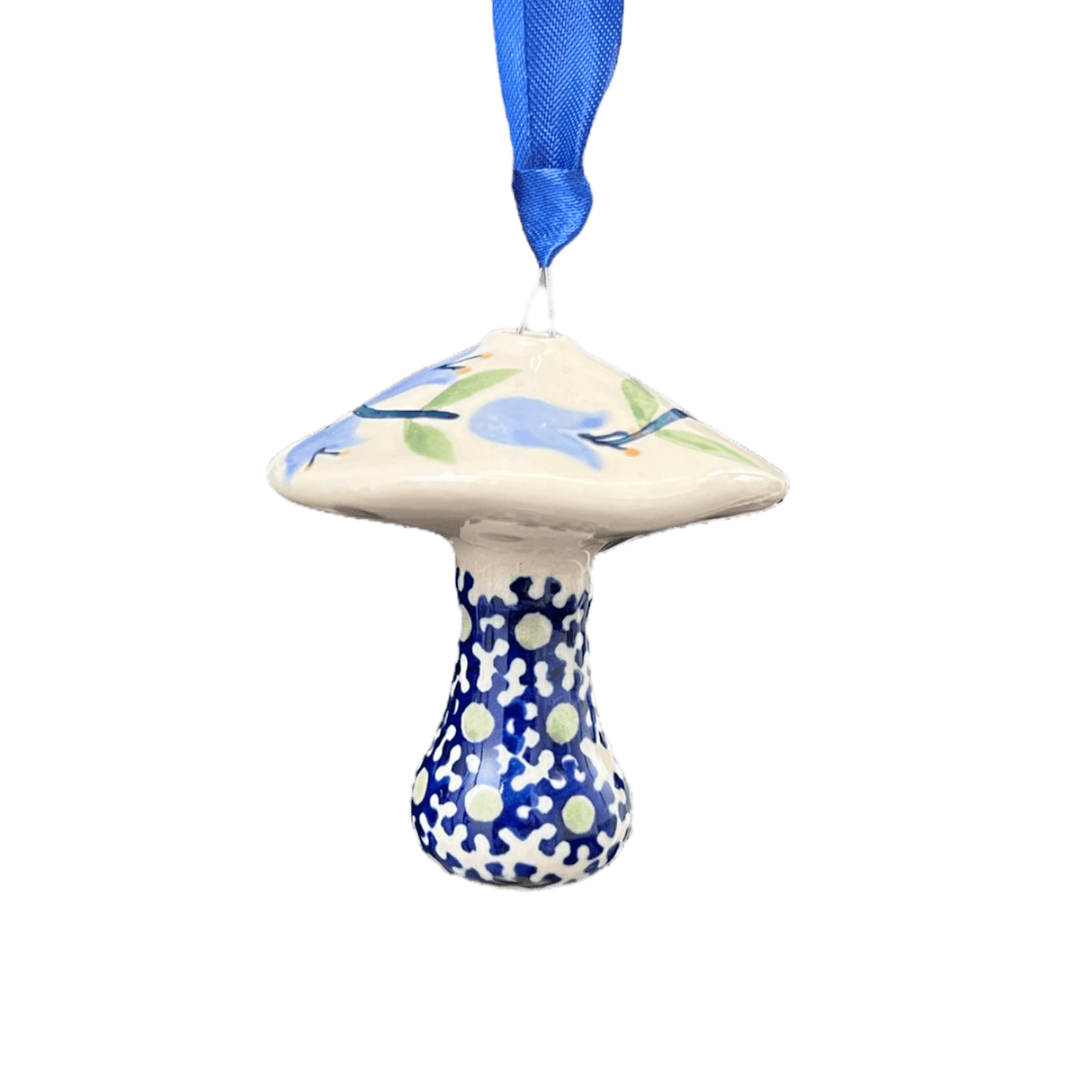 Ornament, Mushroom, 2.25" in "Lily of the Valley" by Manufaktura | K029T-ASD