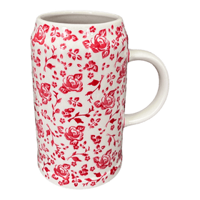 Polish Pottery 1.25 Liter Bavarian Tankard (Rose - Floribunda) | K053U-GZ32 Additional Image at PolishPotteryOutlet.com