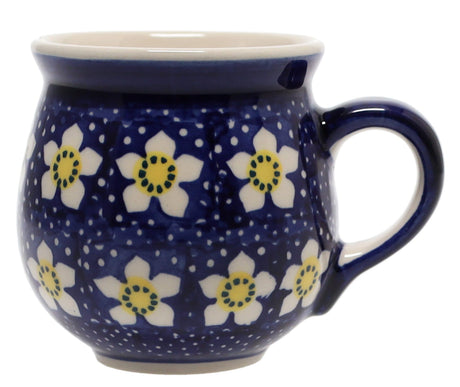 Mug, Belly Mug, Small, 7 oz in "Paperwhites" by Manufaktura | K067T-TJP
