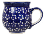 Mug, Belly Mug, 16oz Large in "Modern Blue" by Manufaktura | K068M-J8KO