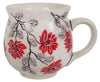 Polish Pottery Large Belly Mug (Evening Blossoms) | K068S-KS01 at PolishPotteryOutlet.com