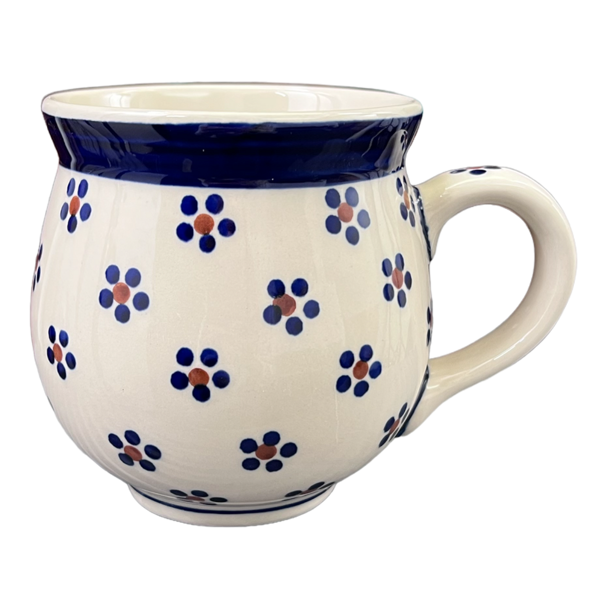 Mug, Belly Mug, 16oz Large in "Petite Floral" by Manufaktura | K068T-64