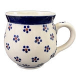 Mug, Belly Mug, 16 oz Large in "Petite Floral" by Manufaktura | K068T-64