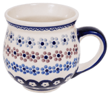 Mug, Belly Mug, 16 oz Large in "Floral Chain" by Manufaktura | K068T-EO37