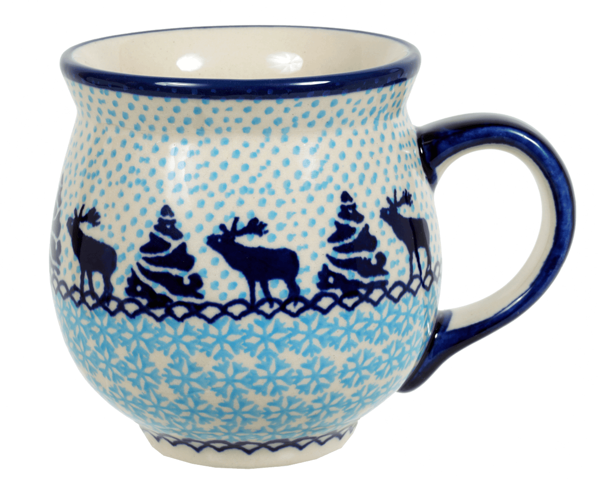 Mug, Belly Mug, 16oz Large in "Peaceful Season" by Manufaktura | K068T-JG24