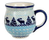 Mug, Belly Mug, 16oz Large in "Peaceful Season" by Manufaktura | K068T-JG24