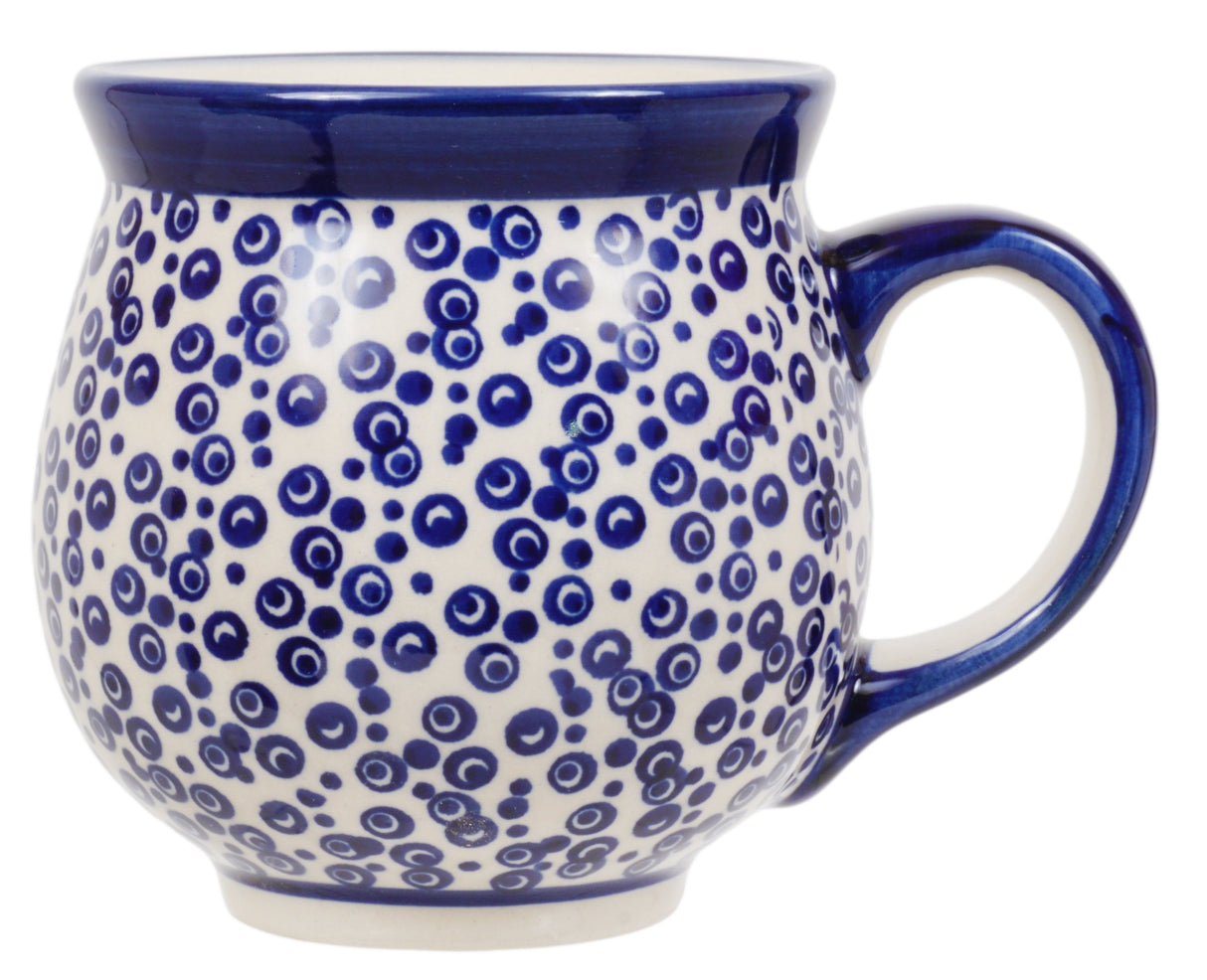 Mug, Belly Mug, 16 oz Large in "Tiny Bubbles" by Manufaktura | K068T-MAGD