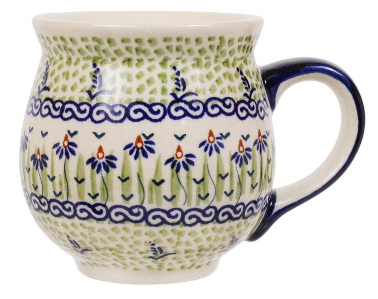 Mug, Belly Mug, 16oz Large in "Riverbank" by Manufaktura | K068T-MC15