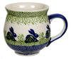 Polish Pottery Large Belly Mug (Bunny Love) | K068T-P324 at PolishPotteryOutlet.com