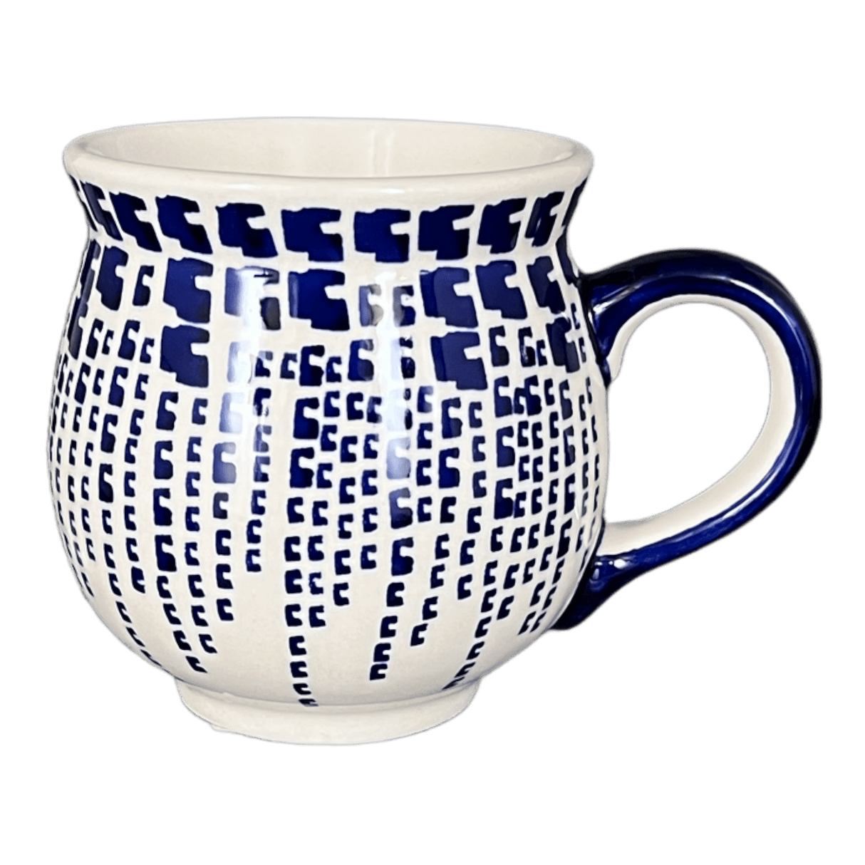 Mug, Belly Mug, 16oz Large in "Modern Vine" by Manufaktura | K068U-GZ27