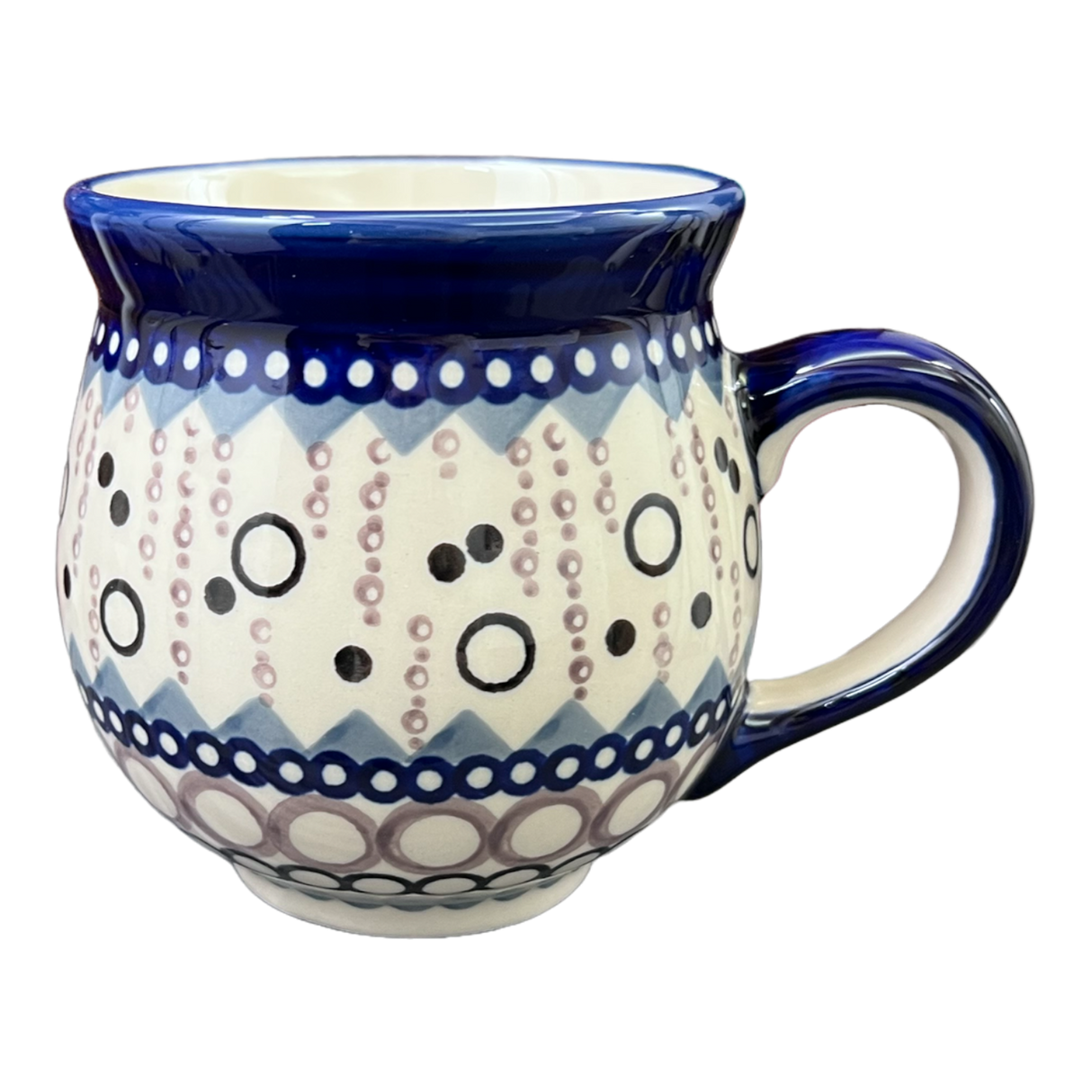 Mug, Belly Mug, 16 oz Large in "Bubble Blast" by Manufaktura | K068U-IZ23