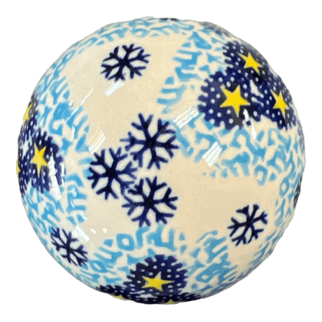 Ornament, Ball, 2.75" in "Christmas Night" by Manufaktura | K070S-INS3