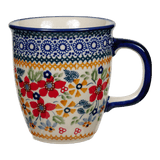 Mug, Mars Mug, 10oz Small in "Ruby Bouquet" by Manufaktura | K081S-DPCS
