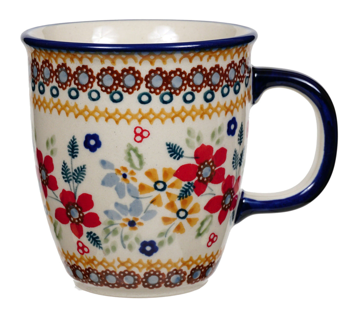 Mug, Mars Mug, 10oz Small in "Ruby Duet" by Manufaktura | K081S-DPLC