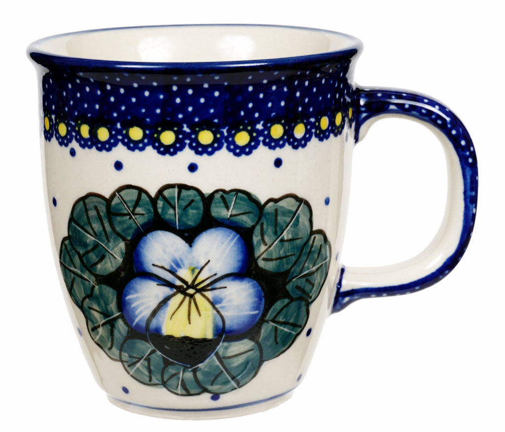 Mug, Mars Mug, 10oz Small in "Pansies" by Manufaktura | K081S-JZB