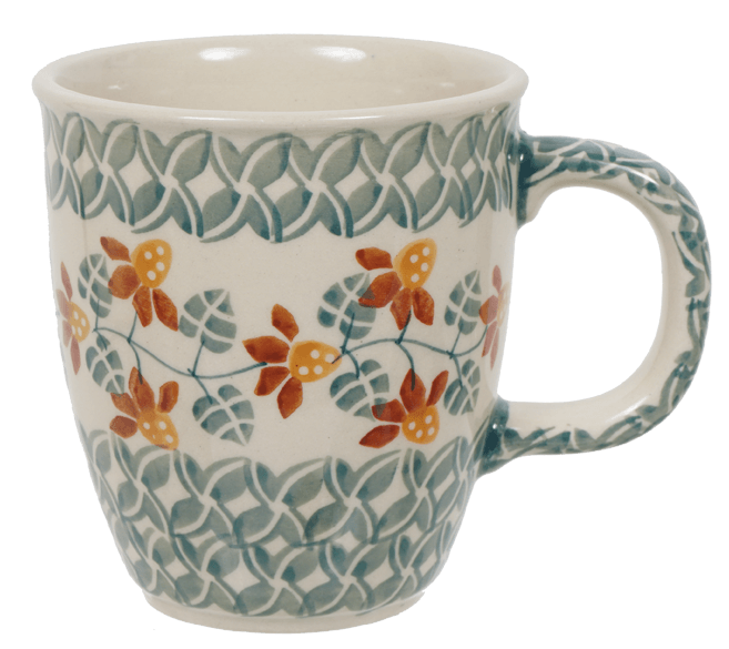 Mug, Mars Mug, 10oz Small in "Indian Summer" by Manufaktura | K081T-AS22