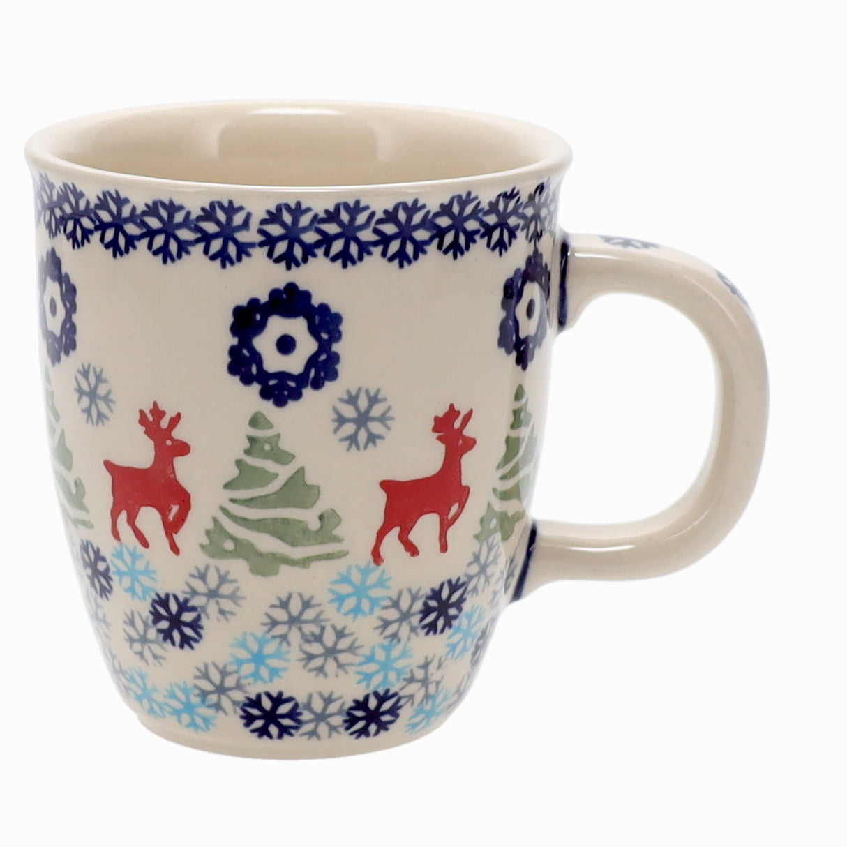 Mug, Mars Mug, 10oz Small in "Reindeer Games" by Manufaktura | K081T-BL07