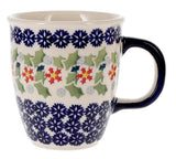 Mug, Mars Mug, 10oz Small in "Holly In Bloom" by Manufaktura | K081T-IN13