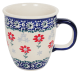 Mug, Mars Mug, 10oz Small in "Summer Blossoms" by Manufaktura | K081T-P232