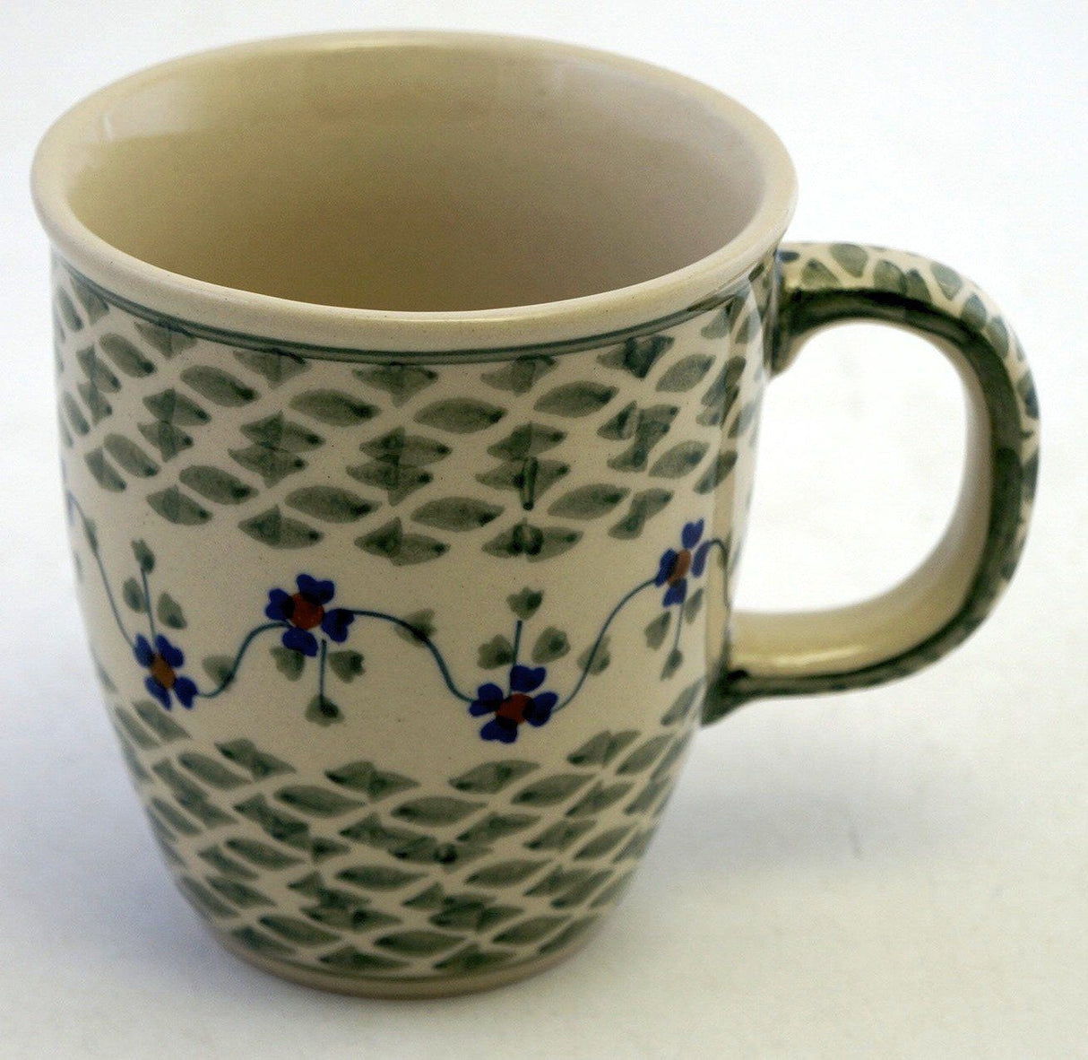 Mug, Mars Mug, 10oz Small in "Woven Pansies" by Manufaktura | K081T-RV