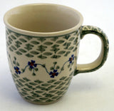 Mug, Mars Mug, 10oz Small in "Woven Pansies" by Manufaktura | K081T-RV