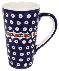 A picture of a Polish Pottery John's Mug (Mosquito) | K083T-70 as shown at PolishPotteryOutlet.com/products/johns-mug-mosquito