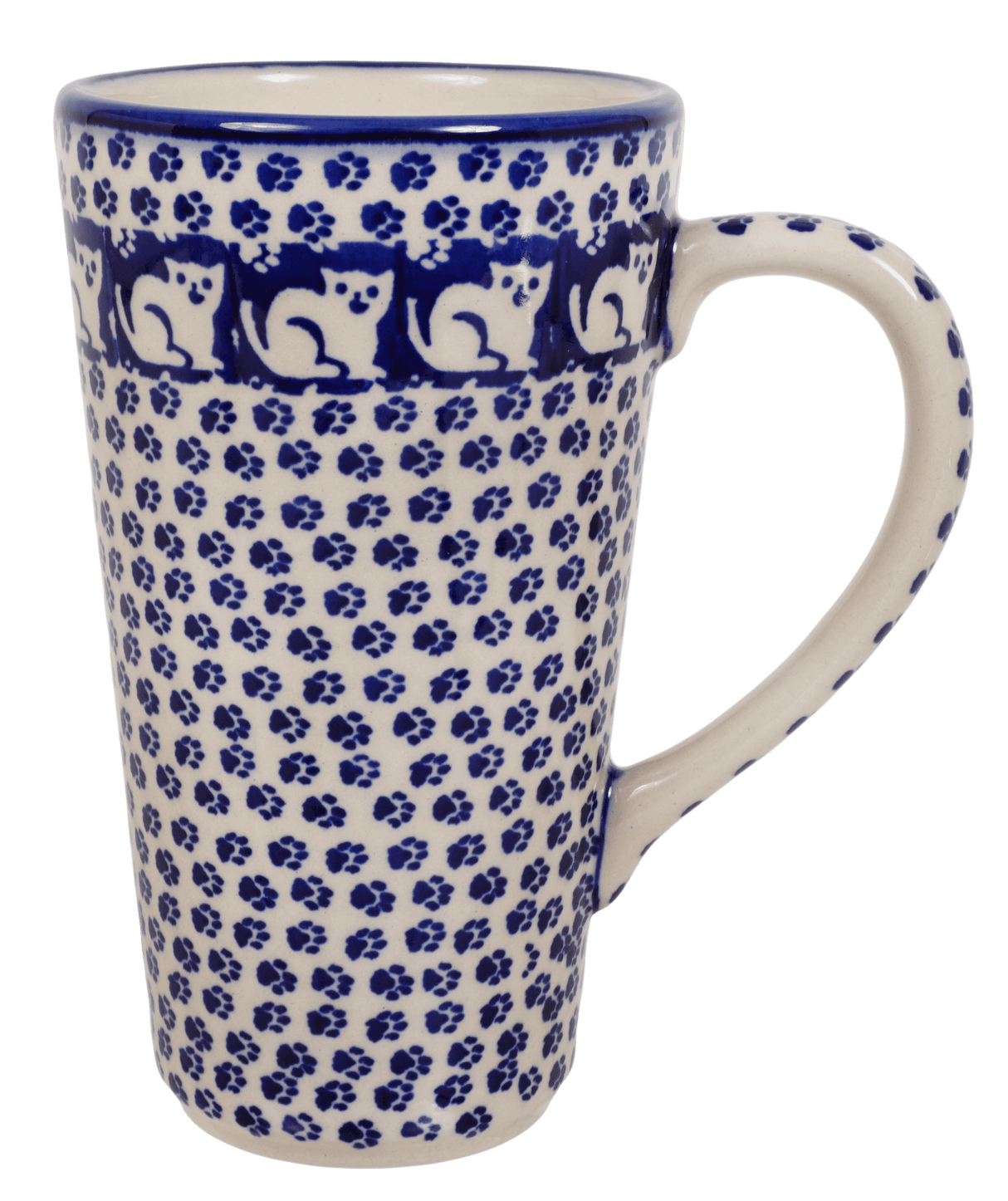 Mug, John's Mug, 12 oz in "Kitty Cat Path" by Manufaktura | K083T-KOT6