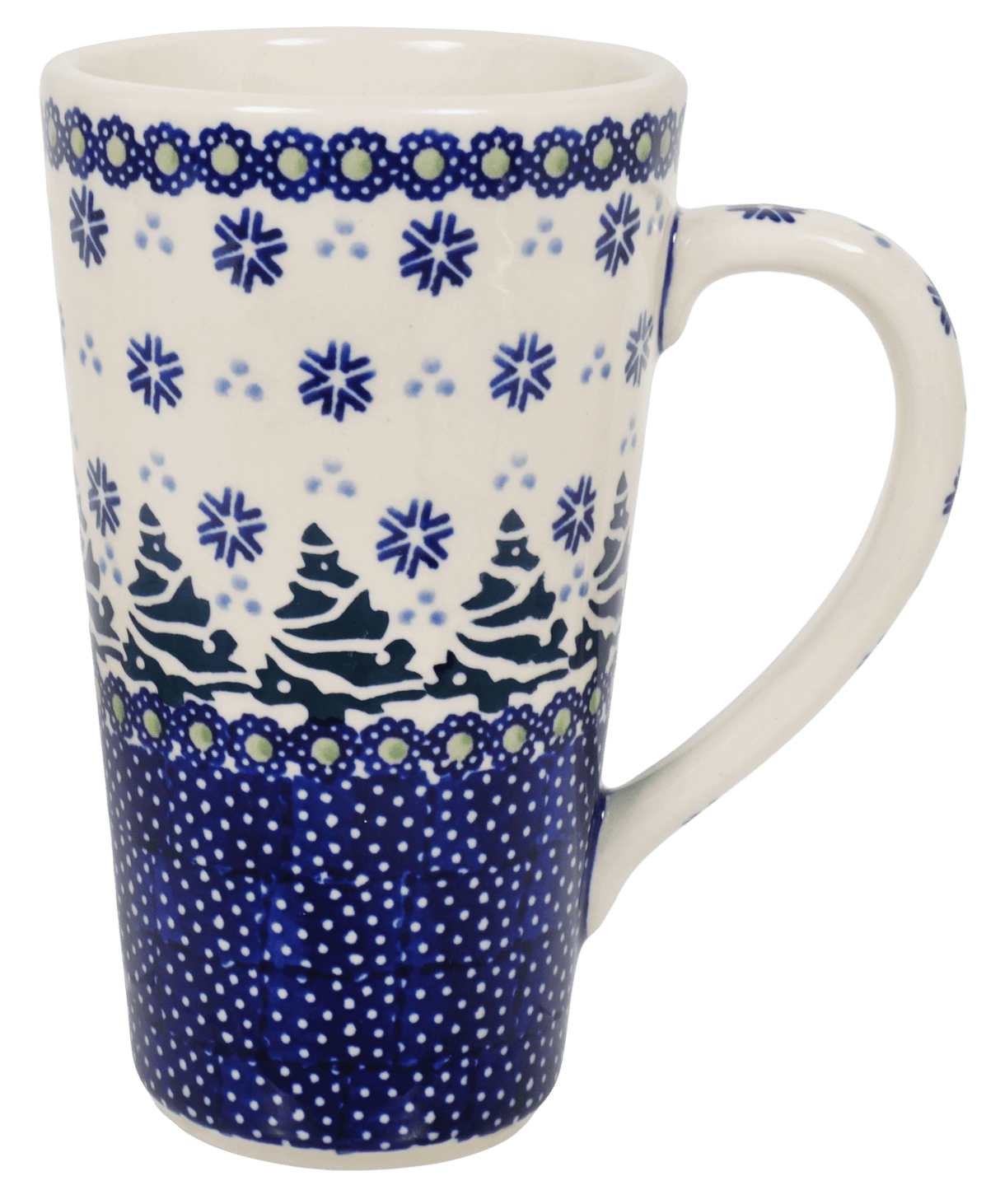 Mug, John's Mug, 12 oz in "Snowy Pines" by Manufaktura | K083T-U22