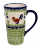 Polish Pottery John's Mug (Chicken Dance) | K083U-P320 at PolishPotteryOutlet.com