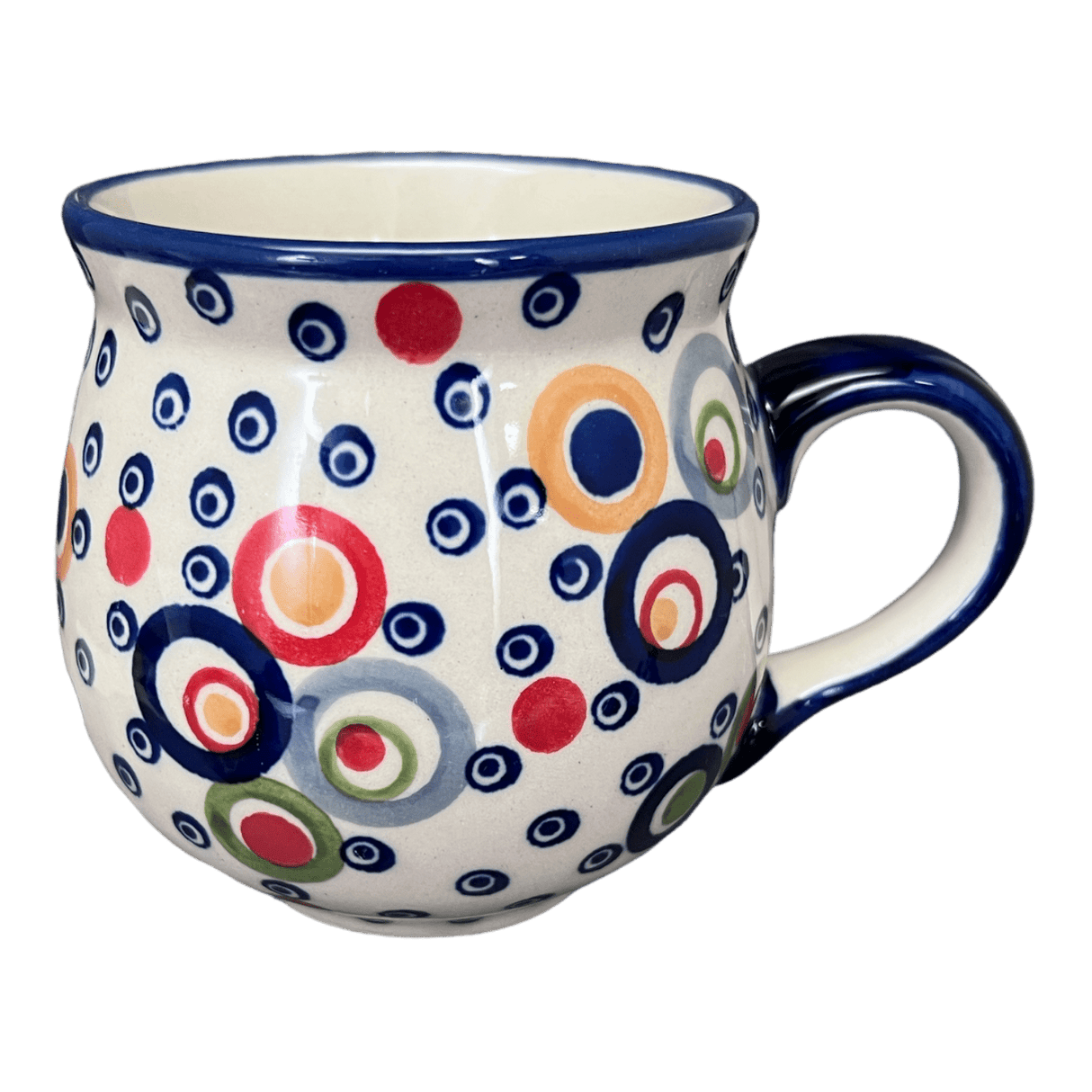 Mug, Belly Mug, 10oz Medium in "Bubble Machine" by Manufaktura | K090M-AS38