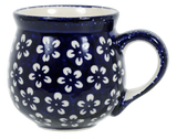 Mug, Belly Mug, 10 oz Medium in "Modern Blue" by Manufaktura | K090M-J8KO