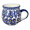Polish Pottery Medium Belly Mug (Field of Daisies) | K090S-S001 at PolishPotteryOutlet.com