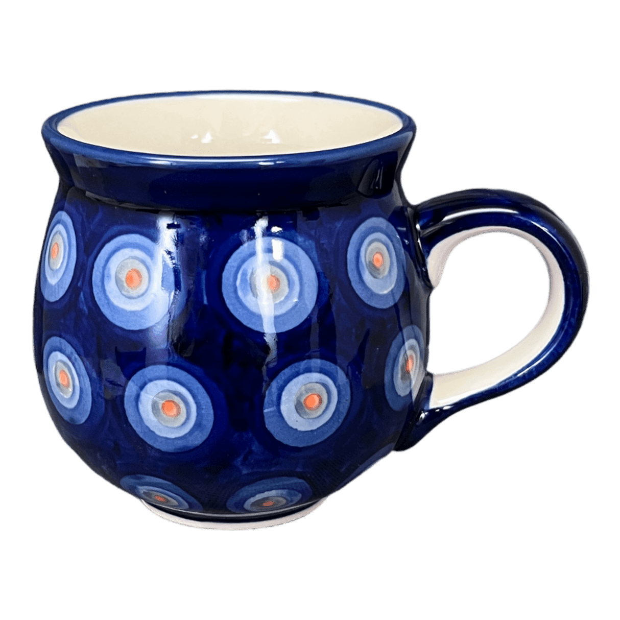 Mug, Belly Mug, 10oz Medium in "Harvest Moon" by Manufaktura | K090S-ZP01