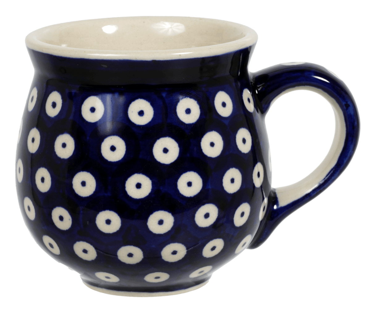 Mug, Belly Mug, 10 oz Medium in "Dot to Dot" by Manufaktura | K090T-70A