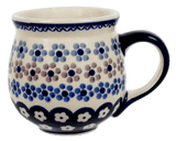 Mug, Belly Mug, 10oz Medium in "Floral Chain" by Manufaktura | K090T-EO37