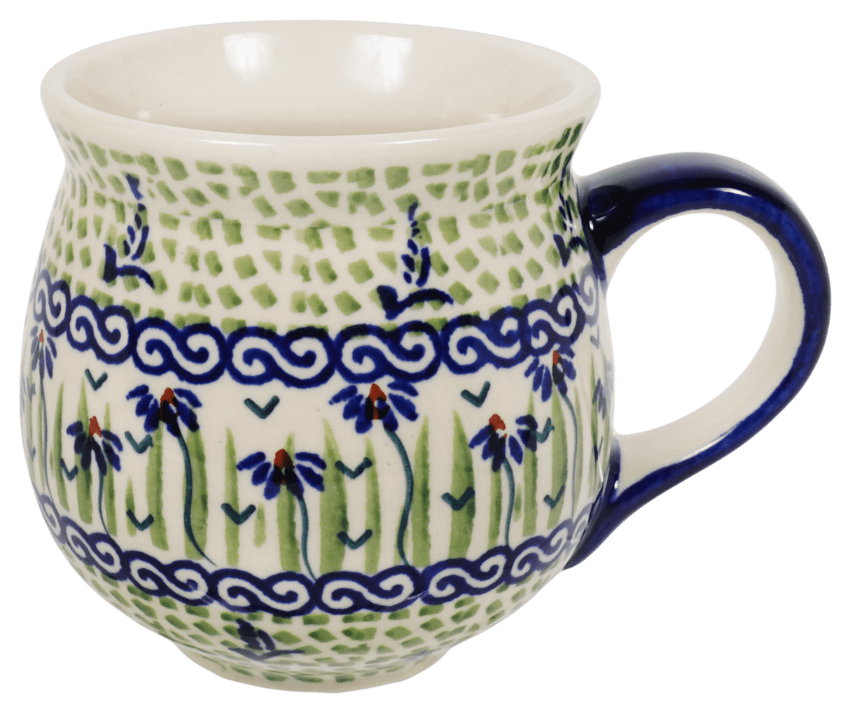 Mug, Belly Mug, 10oz Medium in "Riverbank" by Manufaktura | K090T-MC15