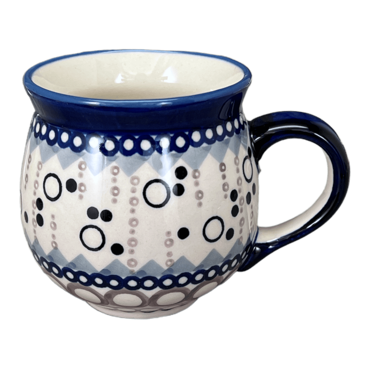 Mug, Belly Mug, 10oz Medium in "Bubble Blast" by Manufaktura | K090U-IZ23