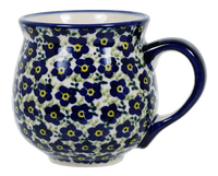 Polish Pottery - John's Mug - Blue Bells - The Polish Pottery Outlet