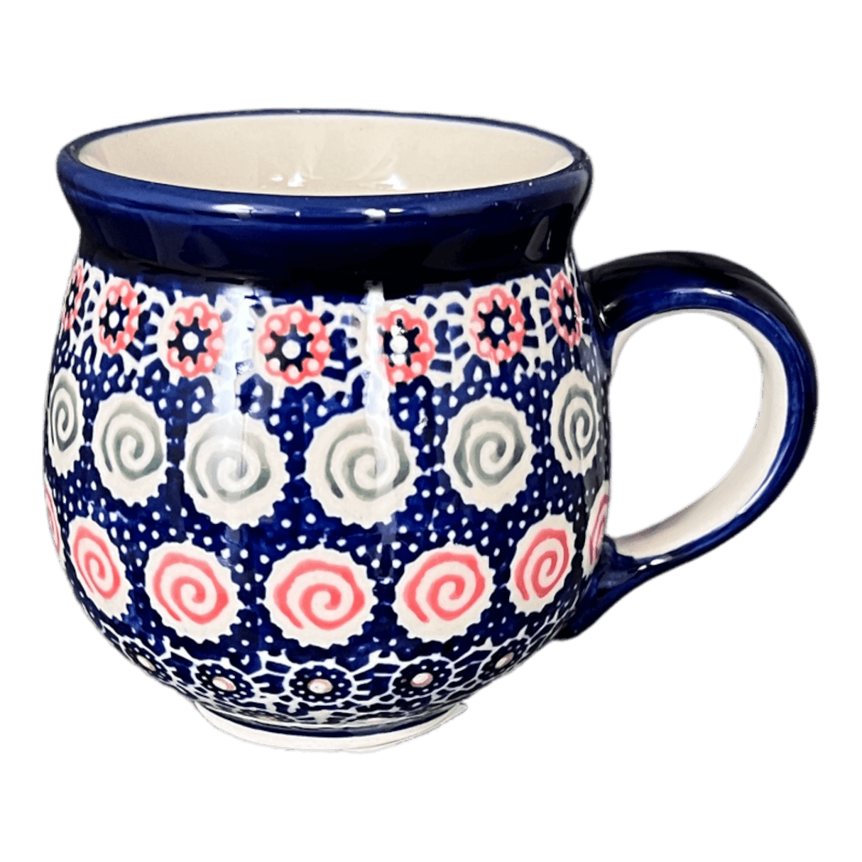 Mug, Belly Mug, 10oz Medium in "Carnival" by Manufaktura | K090U-RWS